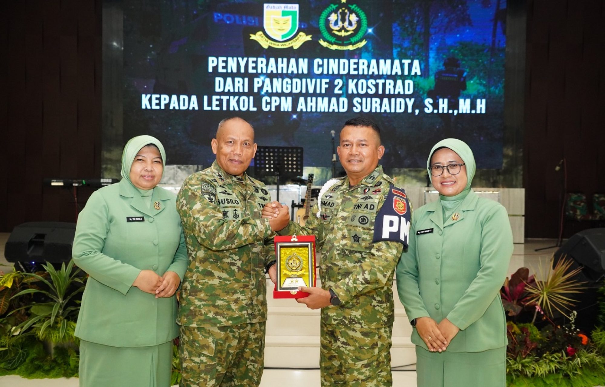 Penyerahan Jabatan Dandenpom Divif 2 Kostrad