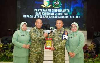 Penyerahan Jabatan Dandenpom Divif 2 Kostrad