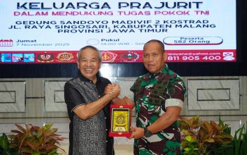 Bangun Keluarga Tangguh, Divif 2 Kostrad Ajak Prajurit Ciptakan Harmoni dalam Rumah Tangga